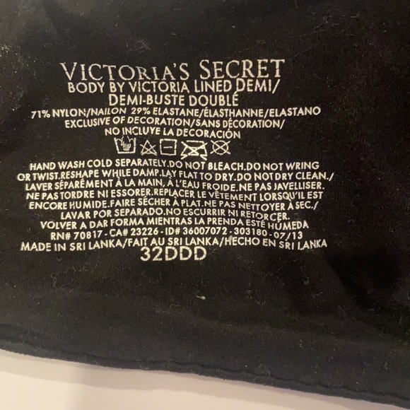 VICTORIA’S SECRET SOFT BLACK BRA - Picture 4 of 4